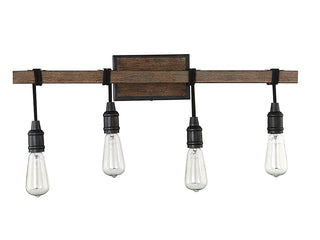 Burgess Four Light Bath Bar in Durango