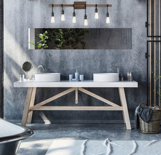 Burgess Six Light Bath Bar in Durango