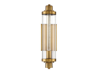Pike One Light Wall Sconce in Warm Brass
