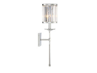 Ashbourne One Light Wall Sconce in Polished Chrome