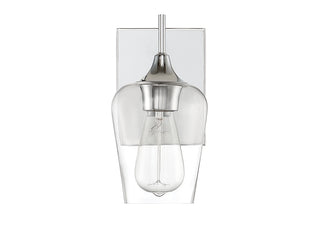 Octave One Light Wall Sconce in Polished Chrome
