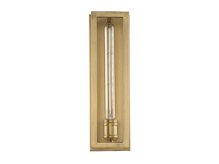 Clifton One Light Wall Sconce in Warm Brass