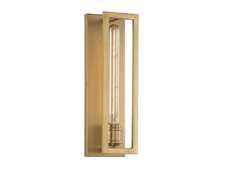 Clifton One Light Wall Sconce in Warm Brass