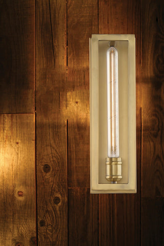 Clifton One Light Wall Sconce in Warm Brass