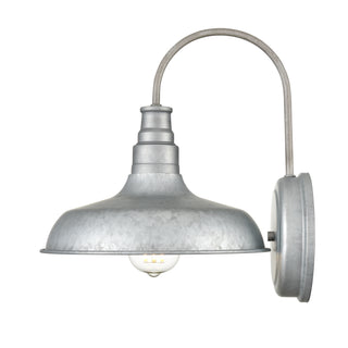 1-Light Outdoor Wall Sconce Galvanized