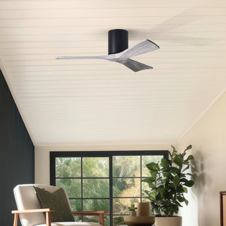 Irene-3H 42" Ceiling Fan in Matte Black