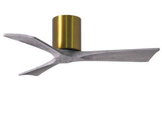 Matthews Fan Company - IR3H-BRBR-BW-42 - 42" Ceiling Fan - Irene-3H - Brushed Brass
