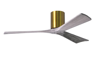 Matthews Fan Company - IR3H-BRBR-BW-52 - 52" Ceiling Fan - Irene-3H - Brushed Brass
