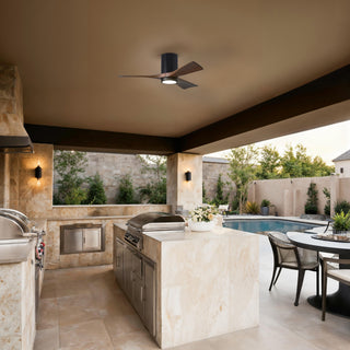 Irene-3HLK 42" Ceiling Fan in Matte Black