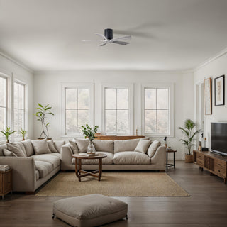 Irene-5H 42" Ceiling Fan in Matte Black