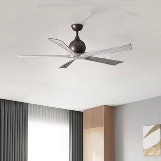 Irene-5 60" Ceiling Fan in Textured Bronze