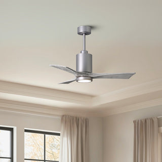 Patricia-3 42" Ceiling Fan in Brushed Nickel