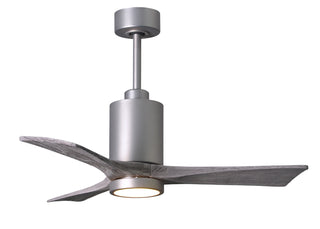Matthews Fan Company - PA3-BN-BW-42 - 42" Ceiling Fan - Patricia-3 - Brushed Nickel