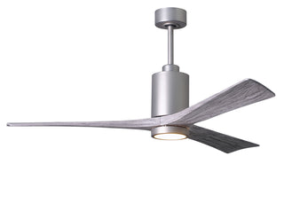Matthews Fan Company - PA3-BN-BW-60 - 60" Ceiling Fan - Patricia-3 - Brushed Nickel