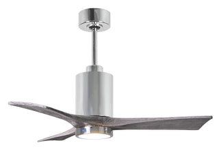 Matthews Fan Company - PA3-CR-BW-42 - 42" Ceiling Fan - Patricia-3 - Polished Chrome