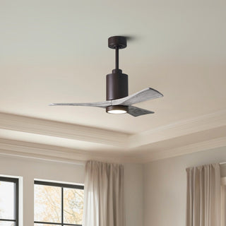 Patricia-3 42" Ceiling Fan in Textured Bronze