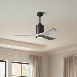 Patricia-3 52" Ceiling Fan in Textured Bronze