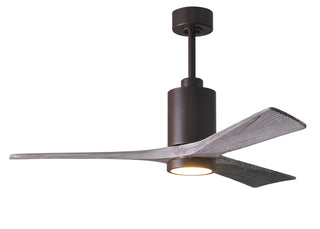 Matthews Fan Company - PA3-TB-BW-52 - 52" Ceiling Fan - Patricia-3 - Textured Bronze