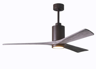 Matthews Fan Company - PA3-TB-BW-60 - 60" Ceiling Fan - Patricia-3 - Textured Bronze