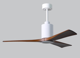 Patricia-3 52" Ceiling Fan in Gloss White