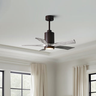 Patricia-5 42" Ceiling Fan in Textured Bronze