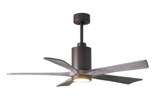 Matthews Fan Company - PA5-TB-BW-52 - 52" Ceiling Fan - Patricia-5 - Textured Bronze