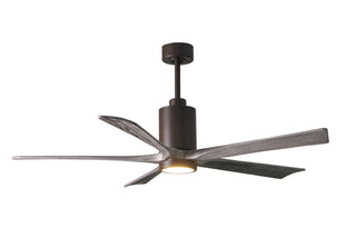 Matthews Fan Company - PA5-TB-BW-60 - 60" Ceiling Fan - Patricia-5 - Textured Bronze