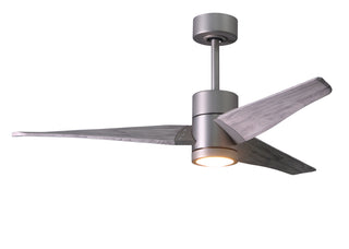 Matthews Fan Company - SJ-BN-BW-52 - 52" Ceiling Fan - Super Janet - Brushed Nickel