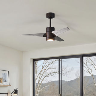 Super Janet 42" Ceiling Fan in Textured Bronze
