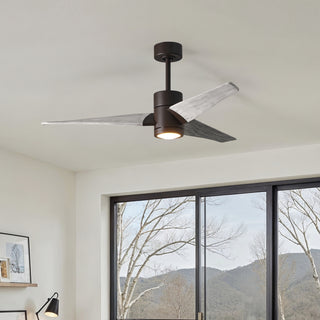 Super Janet 52" Ceiling Fan in Textured Bronze