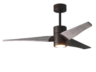 Matthews Fan Company - SJ-TB-BW-52 - 52" Ceiling Fan - Super Janet - Textured Bronze