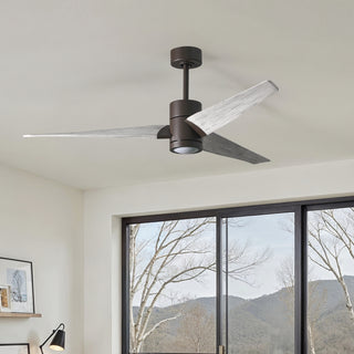 Super Janet 60" Ceiling Fan in Textured Bronze