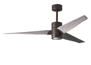 Matthews Fan Company - SJ-TB-BW-60 - 60" Ceiling Fan - Super Janet - Textured Bronze