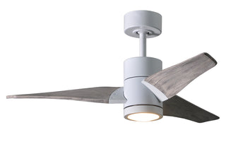 Matthews Fan Company - SJ-WH-BW-42 - 42" Ceiling Fan - Super Janet - Gloss White
