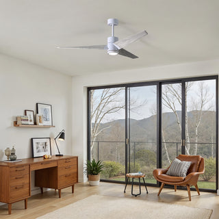 Super Janet 52" Ceiling Fan in Gloss White