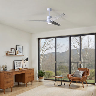 Super Janet 60" Ceiling Fan in Gloss White