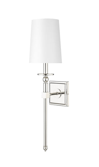 1-Light Wall Sconce Polished Nickel