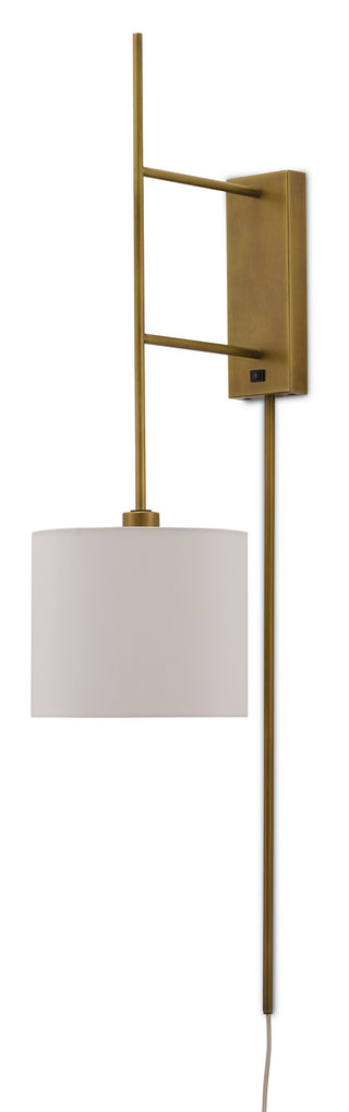 Savill One Light Wall Sconce in Antique Brass