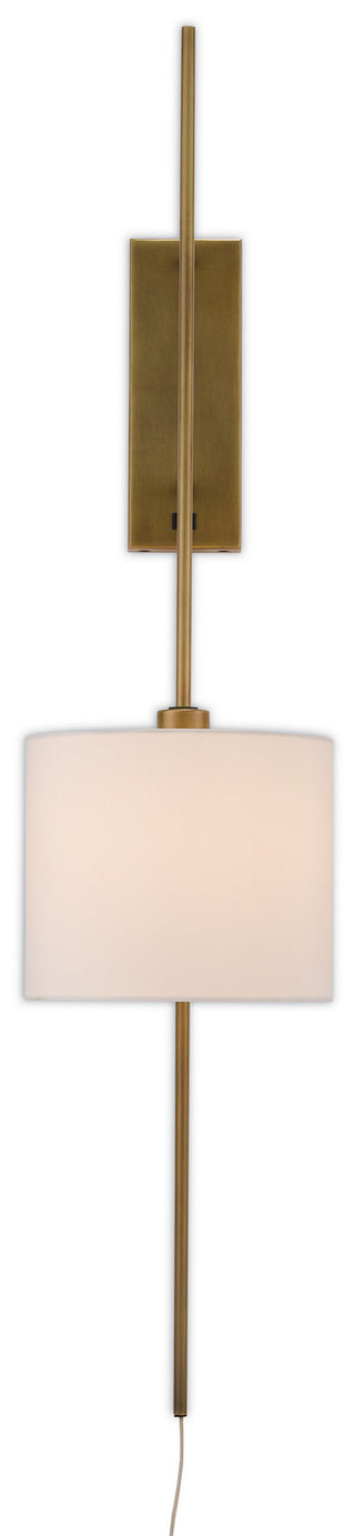 Savill One Light Wall Sconce in Antique Brass