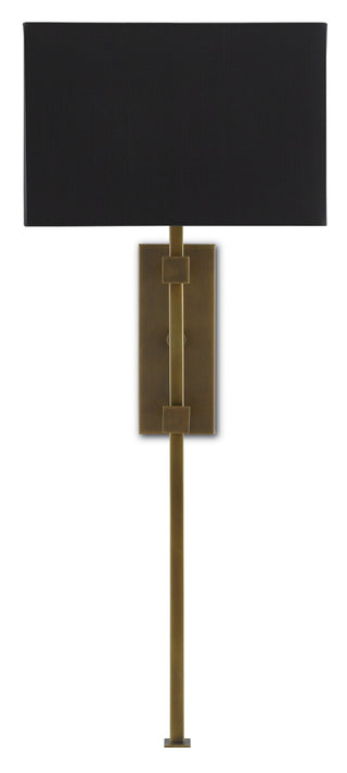Edmund One Light Wall Sconce in Antique Brass
