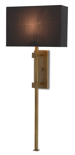 Edmund One Light Wall Sconce in Antique Brass