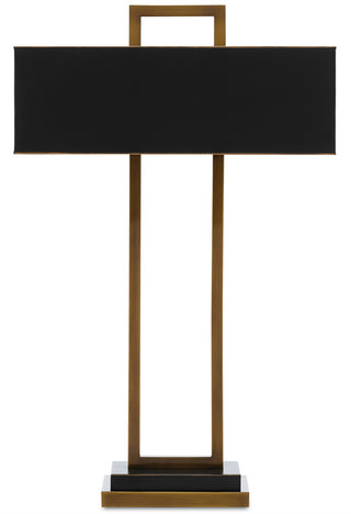 Otto Two Light Table Lamp in Antique Brass/Oil Rubbed Bronze