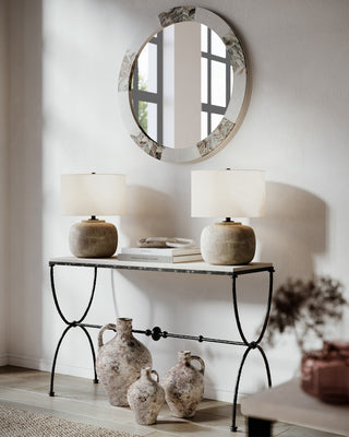 Beton One Light Table Lamp in Antique Earth