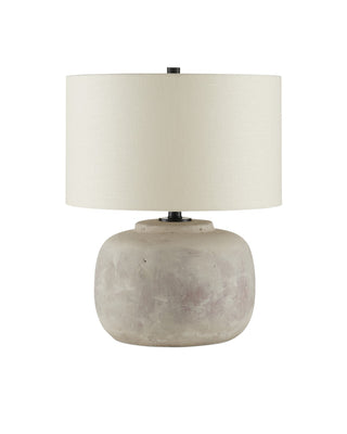 Beton One Light Table Lamp in Antique Earth