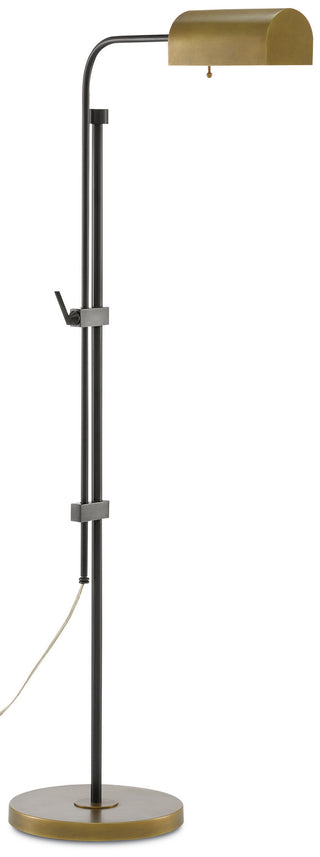 Hearst One Light Floor Lamp in Oil Rubbed Bronze/Antique Brass