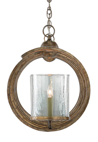 Maximus Seven Light Chandelier in Pyrite Bronze/Clear