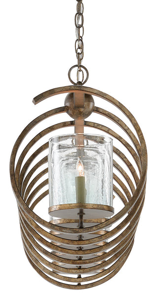 Maximus Seven Light Chandelier in Pyrite Bronze/Clear