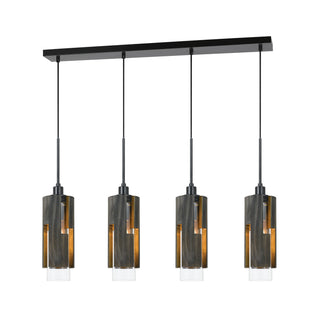 Cal Lighting - FX-3641-4 - Four Light Chandelier - Wood