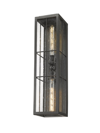 Jaxson 2-Light Outdoor Wall Sconce Powder Coated Black