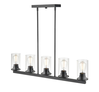 Verlana 5-Light Island Matte Black